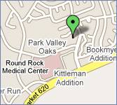 Map and direction to Round Rock Westlake Dermatology.