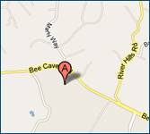 Map and direction to Bee Caves Westlake Dermatology.
