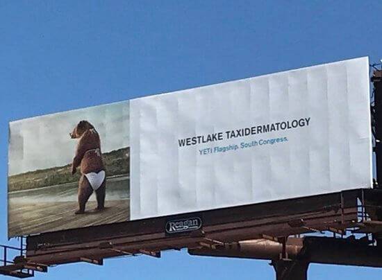 yeti billboard
