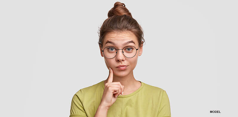 questioning woman