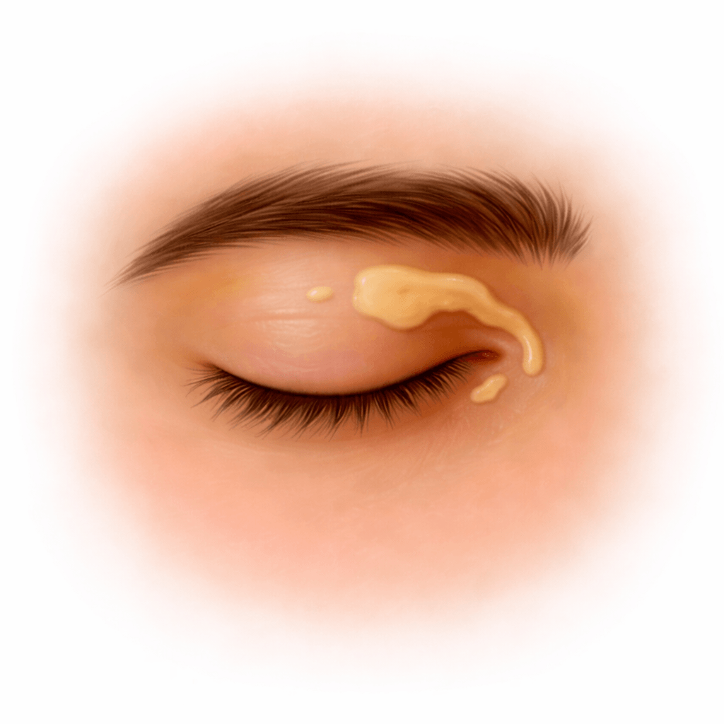 xanthelasma on eyelid animation